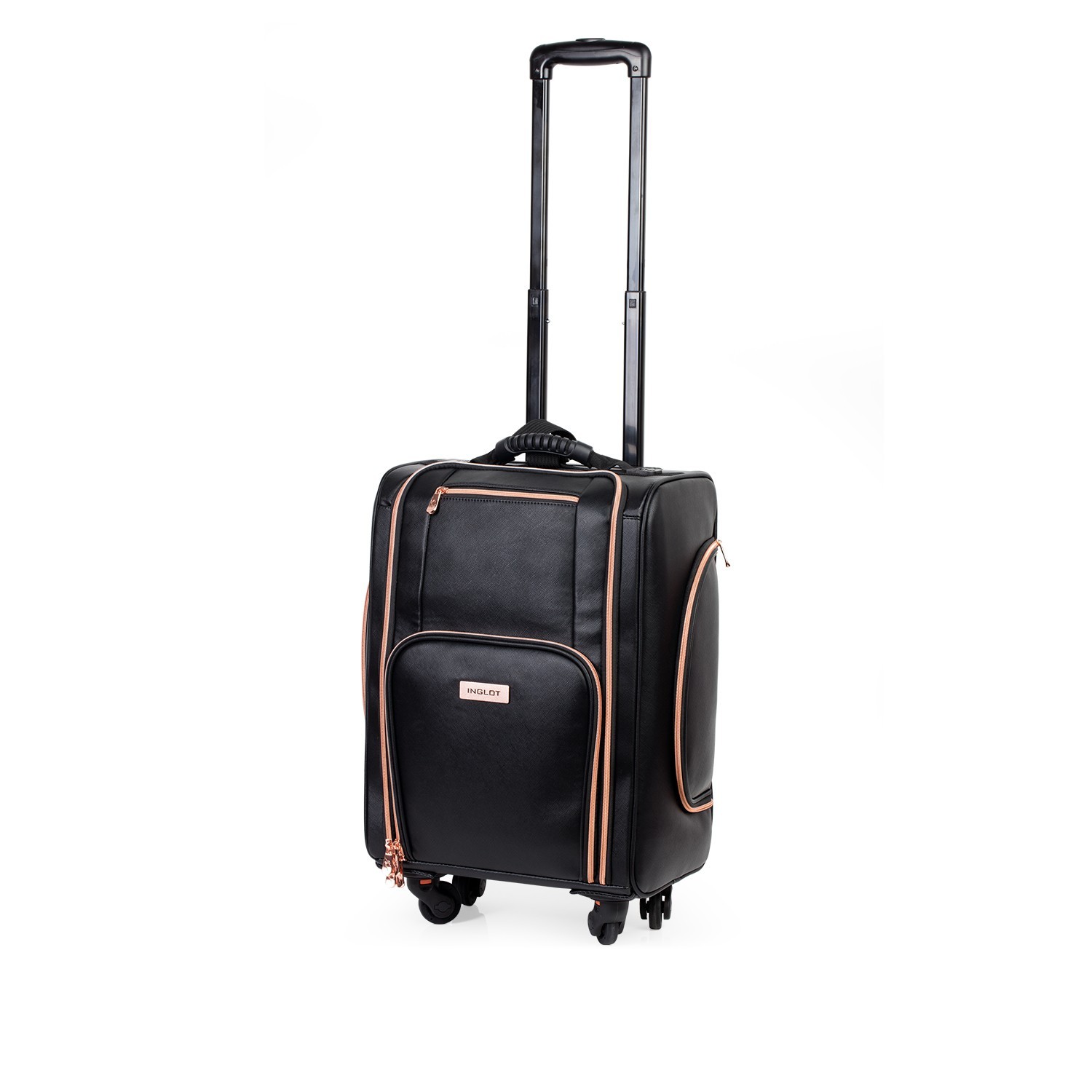 makeup luggage on wheels