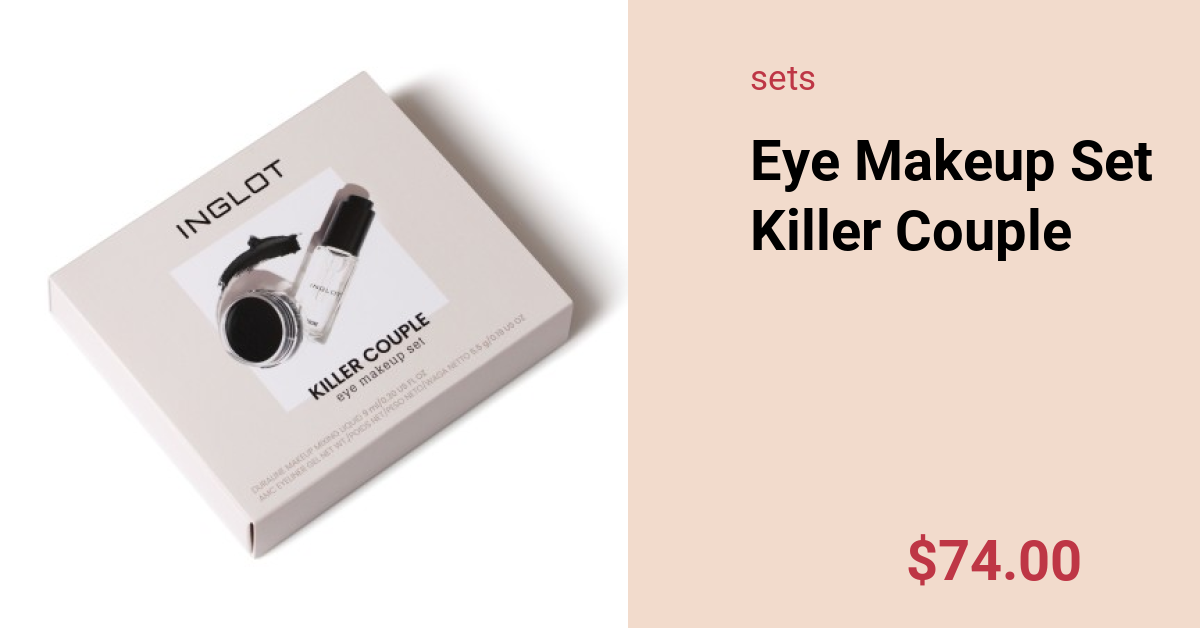 Eye Makeup Set Killer Couple INGLOT Cosmetics