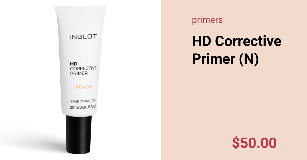 Inglot 2025 peach primer