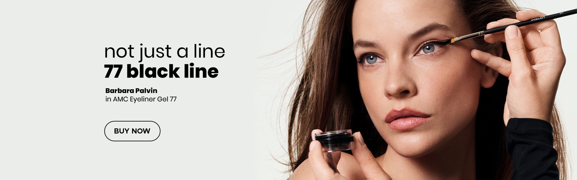 Barbara Palvin in AMC Eyeliner Gel 77